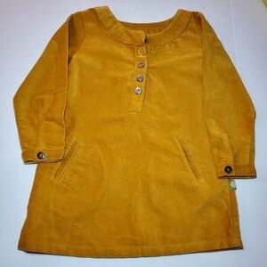 Nui Organics 2T Mustard Dress